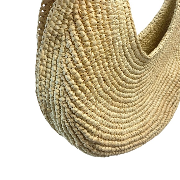 Dans-la-main Tan Woven Women's Bag - Picture 6 of 11